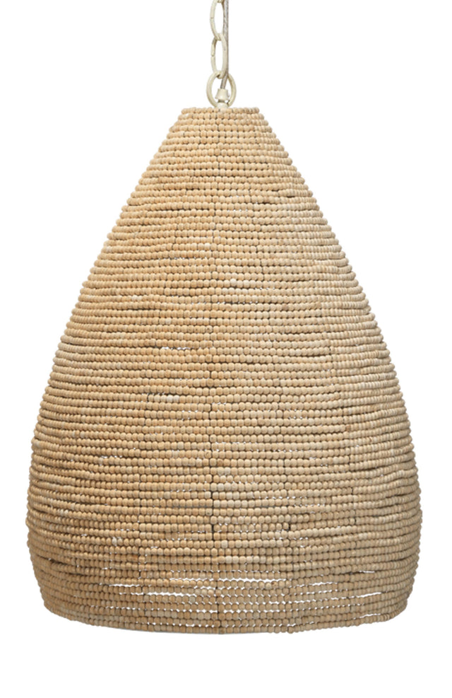 Jamie Young Gulf Wood Beaded 1-Light Pendant