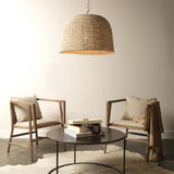 Jamie Young High Tide Wood Beaded 1-Light Pendant