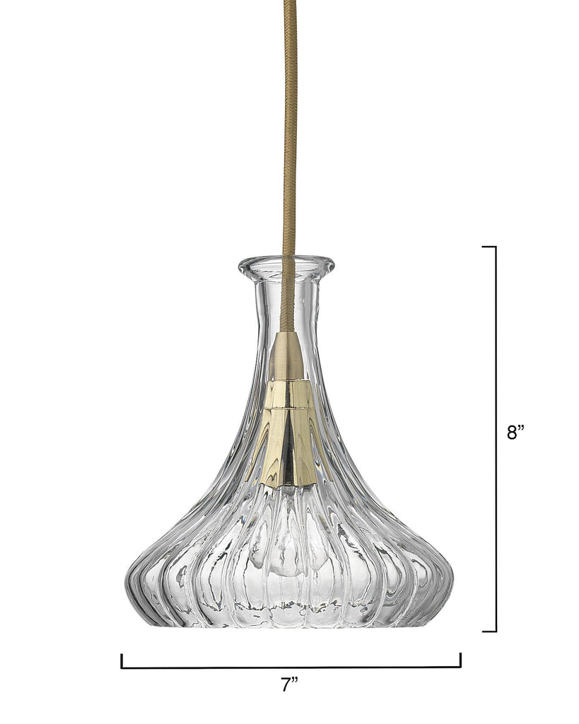 Jamie Young Isabella Carafe Clear Pendants