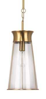 Jamie Young Nara 1-Light Pendant, Antique Brass