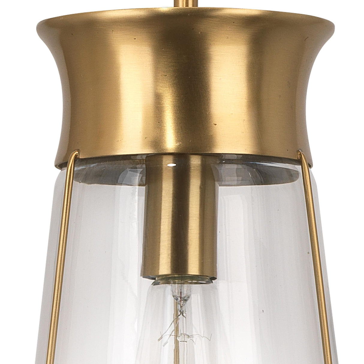 Jamie Young Nara 1-Light Pendant, Antique Brass