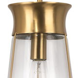 Jamie Young Nara 1-Light Pendant, Antique Brass