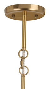Jamie Young Nara 1-Light Pendant, Antique Brass