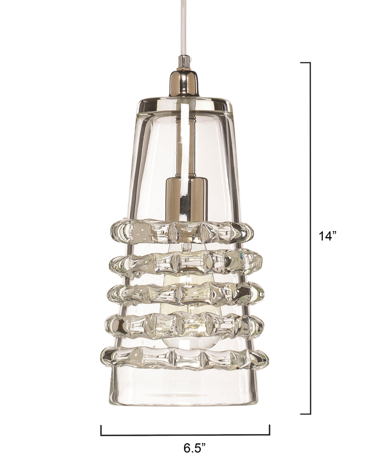 Jamie Young Long Ribbon 1-Light Pendant