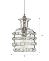 Jamie Young Ribbon 1-Light Glass Pendant