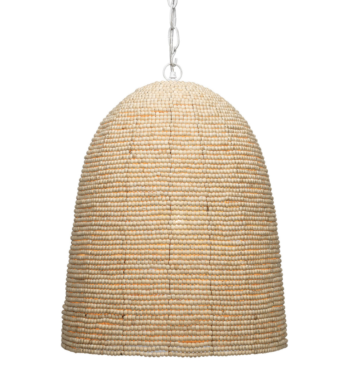 Jamie Young Waterfront Wood Beaded 1-Light Pendant