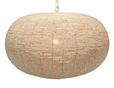 Jamie Young Whirlpool Beaded Wood 3-Light Pendant