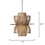 Jamie Young Nazas Rattan 1-Light Pendant