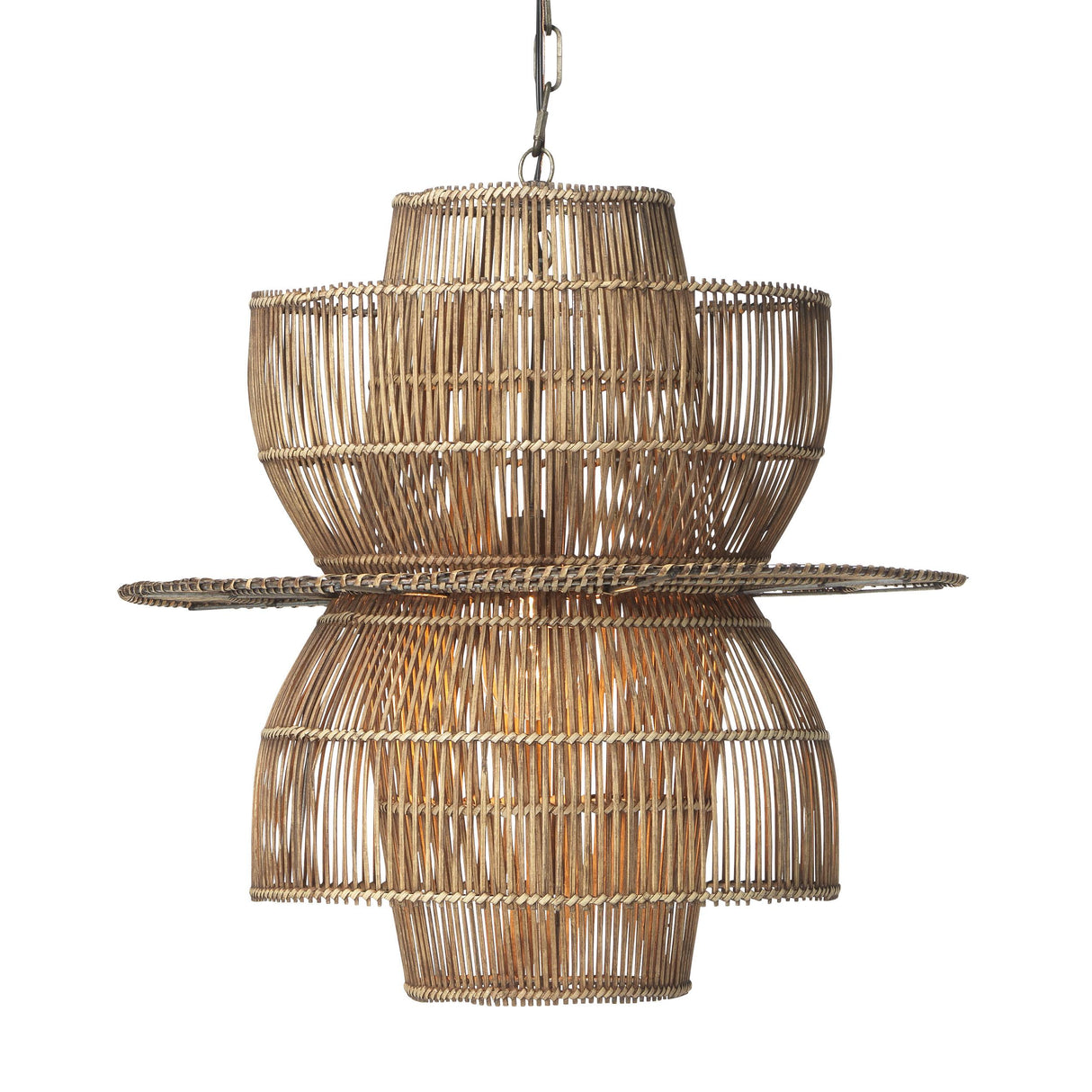 Jamie Young Nazas Rattan 1-Light Pendant