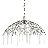 Jamie Young Vine Glass and Iron 1-Light Pendant