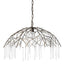 Jamie Young Vine Glass and Iron 1-Light Pendant