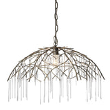 Jamie Young Vine Glass and Iron 1-Light Pendant