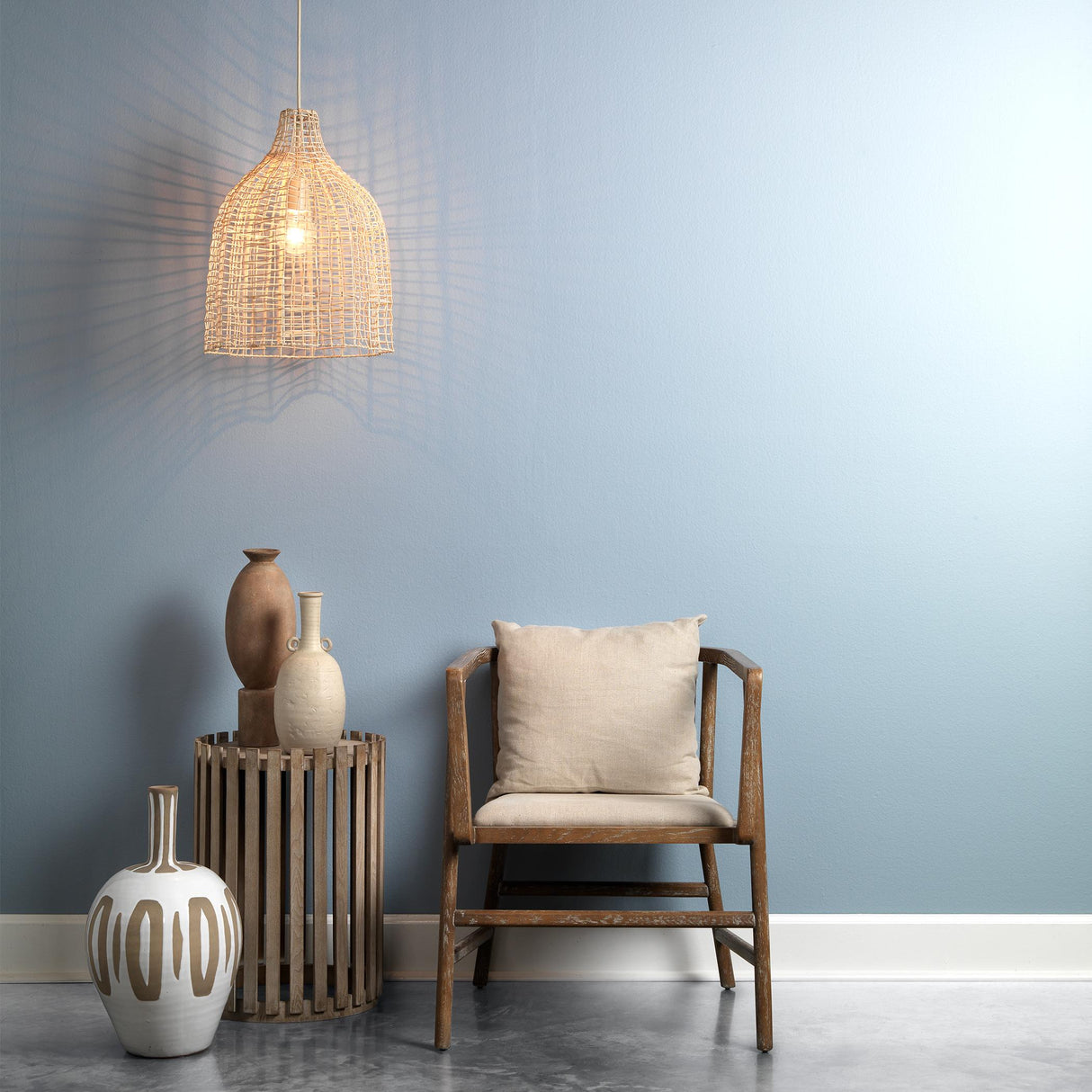 Jamie Young Whisper Rattan 1-Light Pendant
