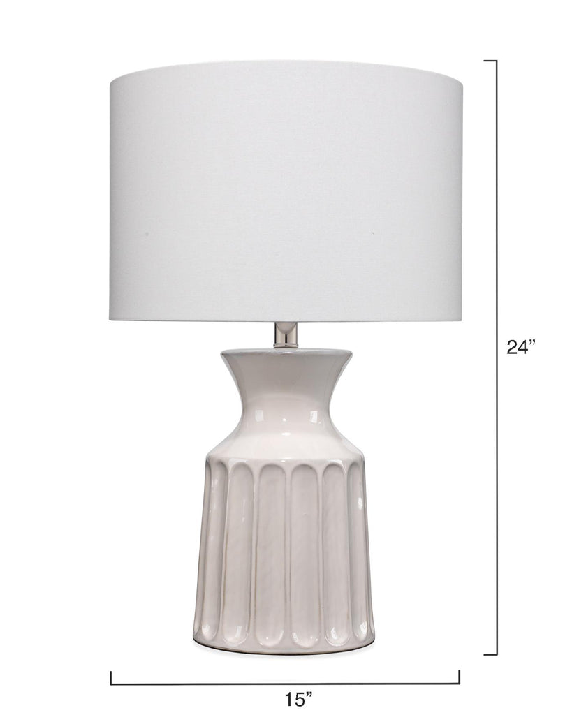 Jamie Young Addison White Table Lamps