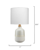 Jamie Young Alice Ceramic Table Lamp, Cream