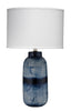 Jamie Young Batik Ceramic Table Lamp with Linen Shade