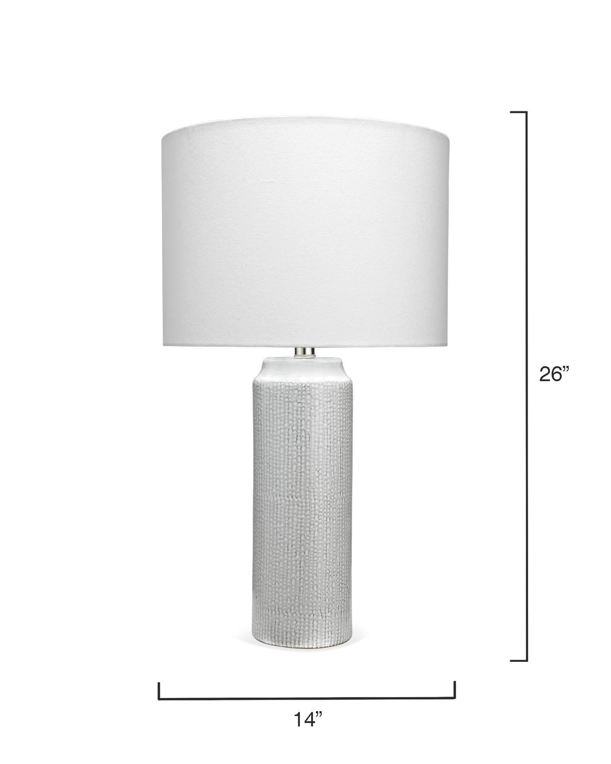 Jamie Young Bella Ceramic Table Lamp, Blue