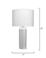 Jamie Young Bella Ceramic Table Lamp, Blue