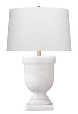 Jamie Young Carnegie Resin Table Lamp with Linen Shade