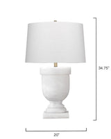 Jamie Young Carnegie Resin Table Lamp with Linen Shade
