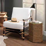 Jamie Young Chronicle Marble Task Lamp with Iron Shade