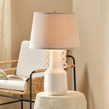Jamie Young Circus Ceramic Table Lamp with Linen Shade