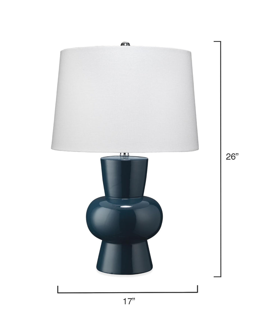 Jamie Young Clementine Blue Table Lamps