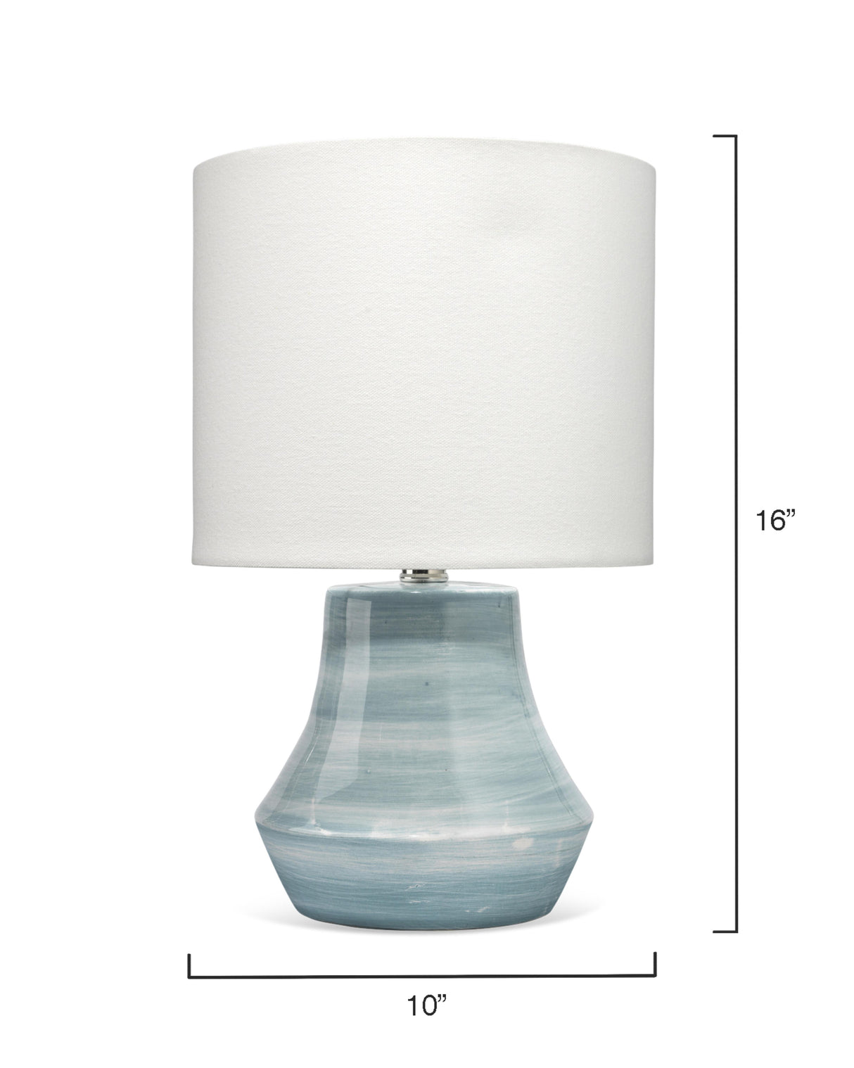 Jamie Young Cottage Ceramic Table Lamp, Blue