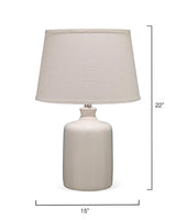 Jamie Young Milk Jug Glass Table Lamp, Cream