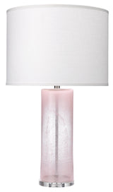 Jamie Young Dahlia Glass Table Lamp with Linen Shade