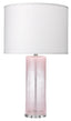 Jamie Young Dahlia Glass Table Lamp with Linen Shade