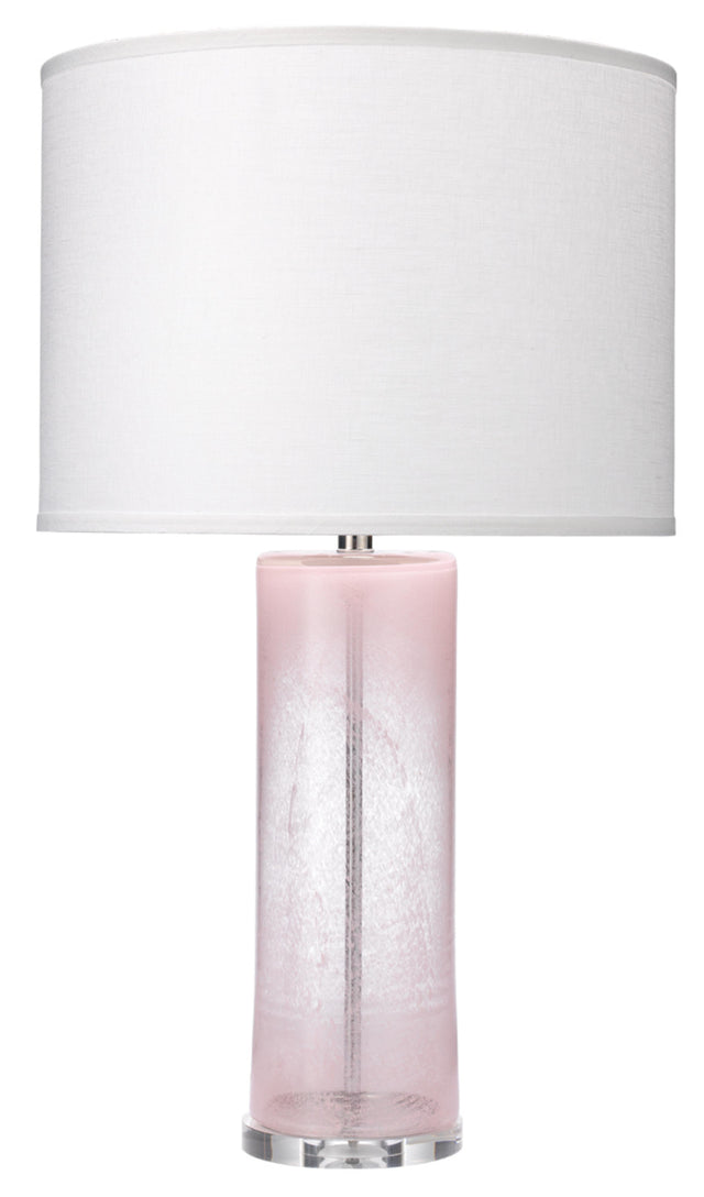 Jamie Young Dahlia Glass Table Lamp with Linen Shade