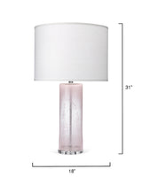Jamie Young Dahlia Glass Table Lamp with Linen Shade