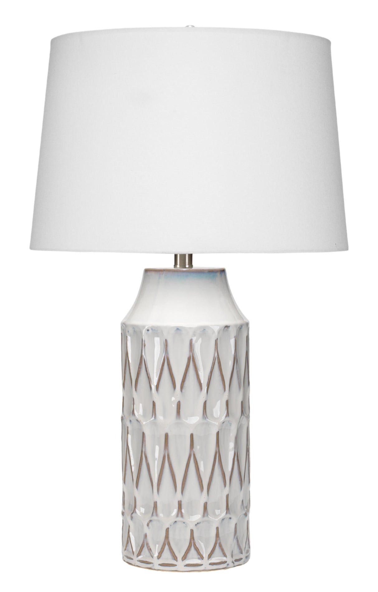 Jamie Young Dalia Ceramic Table Lamp, White
