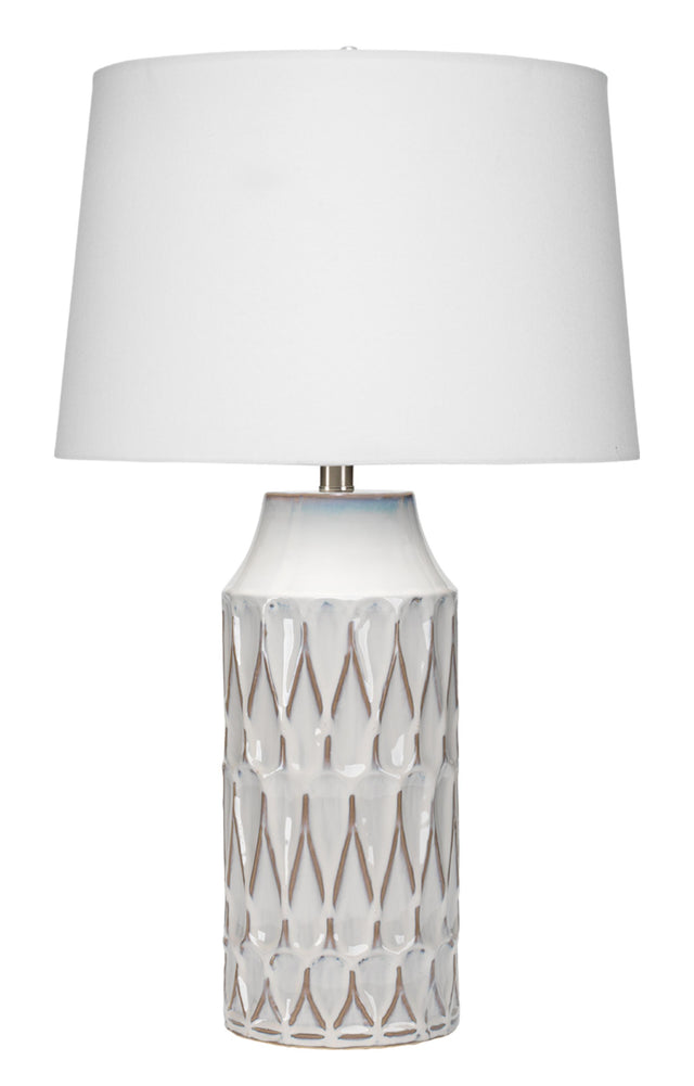 Jamie Young Dalia Ceramic Table Lamp, White