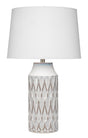 Jamie Young Dalia Ceramic Table Lamp, White
