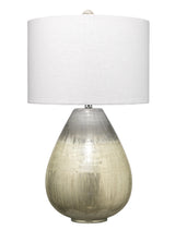 Jamie Young Damsle Glass Table Lamp with Linen Shade