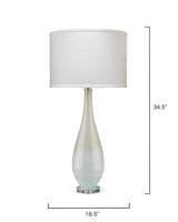 Jamie Young Dewdrop Glass Table Lamp with Linen Shade