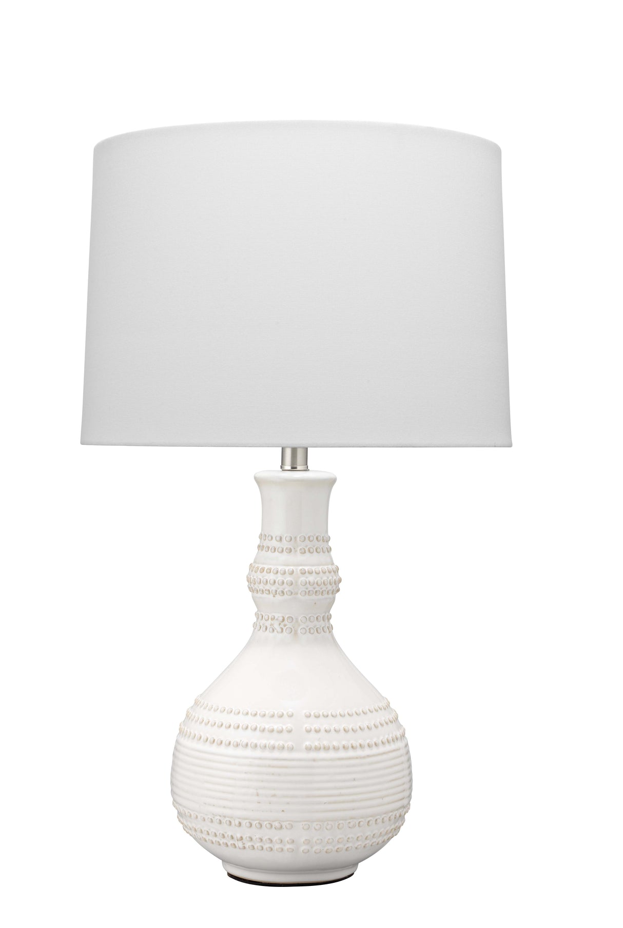 Jamie Young Droplet Ceramic Table Lamp, White
