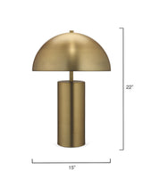 Jamie Young Felix Iron Table Lamp, Antique Brass