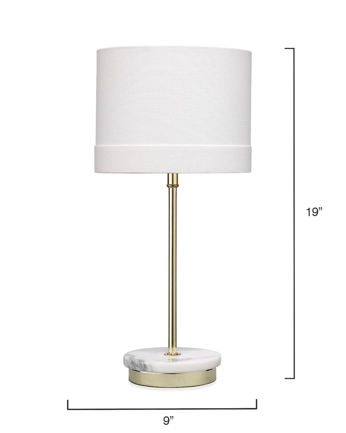 Jamie Young Grace Marble Table Lamp