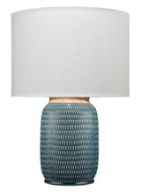 Jamie Young Graham Ceramic Table Lamp, Blue