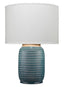 Jamie Young Graham Ceramic Table Lamp, Blue
