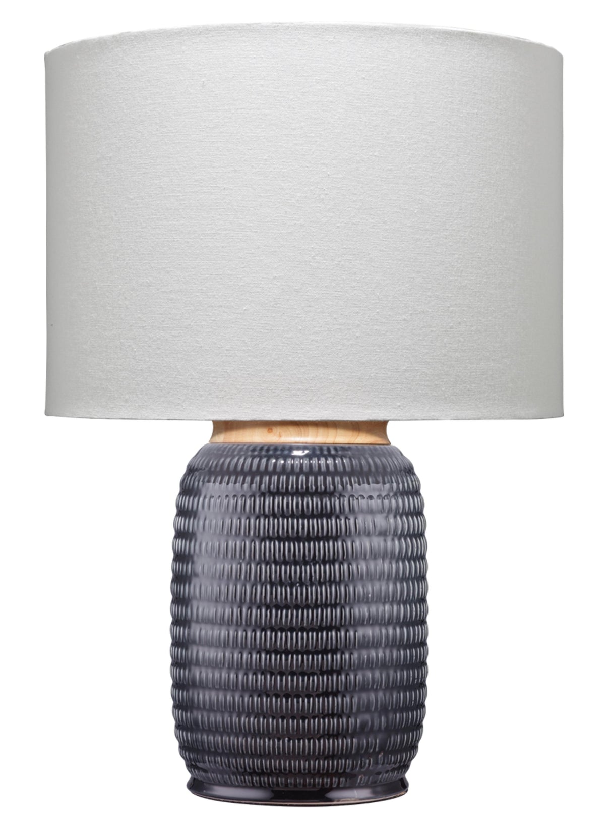 Jamie Young Graham Ceramic Table Lamp, Navy