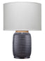 Jamie Young Graham Ceramic Table Lamp, Navy