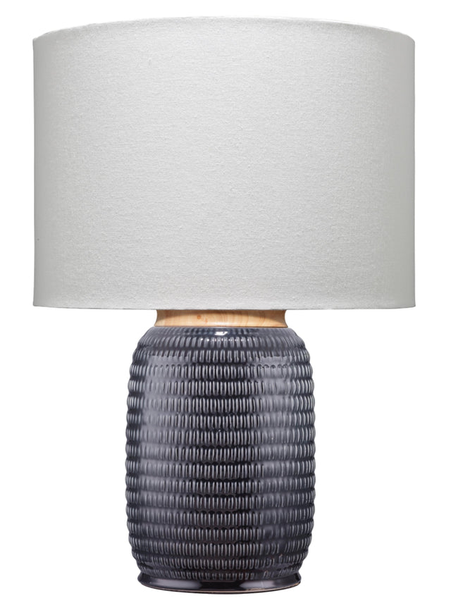 Jamie Young Graham Ceramic Table Lamp, Navy
