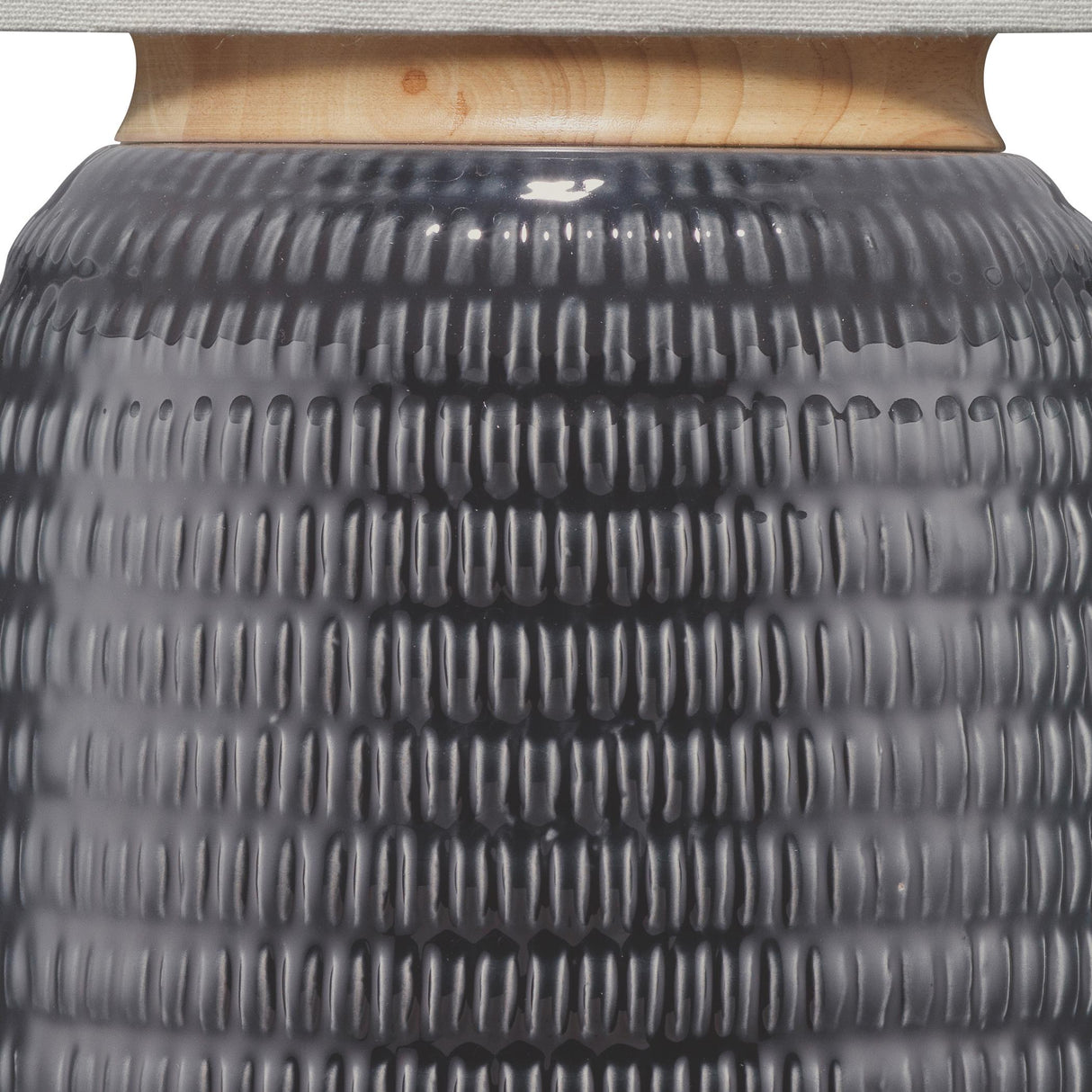 Jamie Young Graham Ceramic Table Lamp, Navy