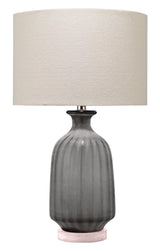 Jamie Young Frosted Glass Table Lamp, Grey