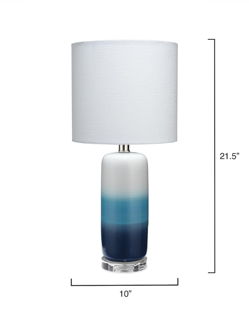 Jamie Young Haze Blue Table Lamps