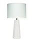 Jamie Young High Rise Glass Table Lamp with Linen Shade